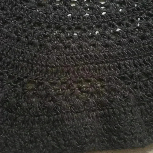 🔥Iris Setlakwe🔥 | Black wool blend chunky knit cardigan quarter sleeve - Picture 12 of 12